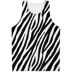 Summer Men Clothing Gym Tank Top Zebra Stripe Pattern 3D Print Harajuku Sleeveless T Shirt Daily Fitness Vest Oversized Singlets