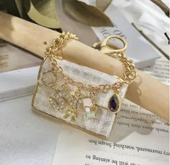 Fashionable Exquisite Bag Keychain Accessories Lady's Handbag Key Chain Pendant 43 Kinds of Style Women Gift Dropshipping