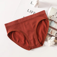 Damen-Slips mit niedrigem Bund, nahtlose Unterwäsche, sexy Damen-Dessous, ML Comfort Intimate