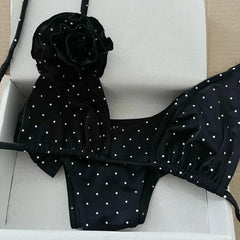 Push Up Bikinis Sexy Women Swimsuits Female Swimwear Flower Bikini Set Bathing Suit Swimming Suits Beachwear Brazilian Biquini