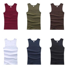 Black White Sleeveless Fitness T-shirt Clothing Tank Tops Sleeveless Casual Fit Sports Bodybuilding Four Seasons Male Top Cotton