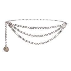 Women's Waist Chain Belt Bridal Wedding Adjustable Tassel Body Jewelry Fashion Accessories for Party Carnival Holiday
