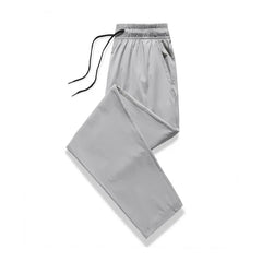 Dünne, atmungsaktive Freizeithose aus Eisseide für Herren (Frühling/Sommer), locker geschnitten, schnelltrocknend, sportlich, 9-Punkt-Schnitt