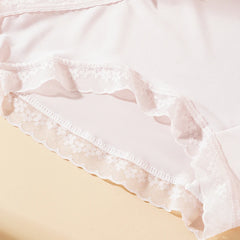 נשים תחתונים סקסיים צבע Soild לנשימה תחתוני תחרה קשת הלבשה תחתונה דק במיוחד שקוף תחתונים חדש