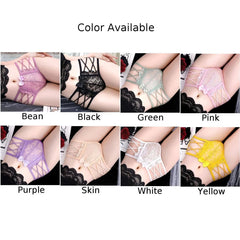 Women Sexy Underwear Comfortable Floral Sexy Low Waist Hollow Lace See Through Panties Breathable Female Inmitate Lingerie