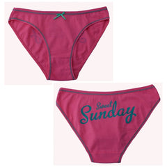 תחתוני נשים כותנה כל ימי חול סקסיים תחתוני נשים תחתונים תחתוני הלבשה תחתונה לנשים מידה: ML XL 7 יח'\חבילה