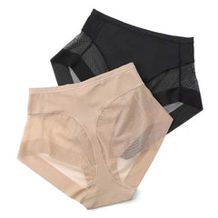 2/3/4pcs Sexy Mid Rise Oversized Underwear for Women with A Tight Waistband and Lifting Buttocks Transparent Cosy Elastic Briefs