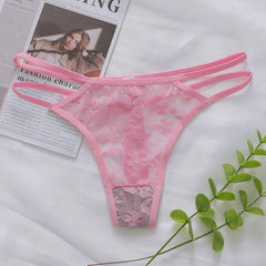 Women's Sexy And Fun Hollow Lace Underwear Easy to Wash And Dry, Traceless Antibacterial Underwear C830