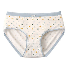 נשים כותנה תחתונים פסטורליים יפני סטודנטיות תחתונים סקסי חמוד בנות הלבשה תחתונה מודפס תחרה Femme נשי תחתונים