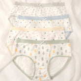 Damen-Baumwollunterwäsche, ländliches japanisches Studentinnen-Slip, sexy, süße Mädchen-Dessous, bedruckte Spitze, Damen-Höschen, Unterhosen