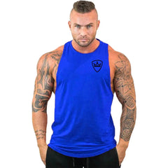 Herren Bodybuilding-Bekleidung, ärmelloses Baumwollshirt, Marken-Gym-Stringer-Tanktop, Herren-Fitnessweste, Sportbekleidung, Workout-Tanktop