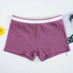 Damen-Boxershorts aus Baumwolle, nahtlose, bequeme und atmungsaktive Damen-Shorts, sexy Höschen