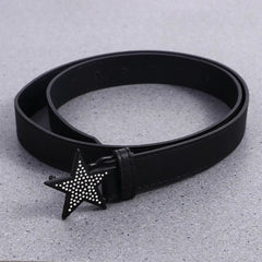 Accessories Width Waist Belt Retro Y2k Waist Strap Corset Belt Adjustable Waistband Women Waist Belt Star Buckle Belt
