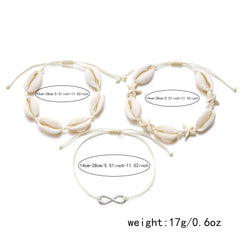 קיץ בוהמי כוכב ים צדף קונכייה צמידי לנשים גברים אופנה צבעוני חרוזים צמיד חוף תכשיטי חג מסיבת אביזרים