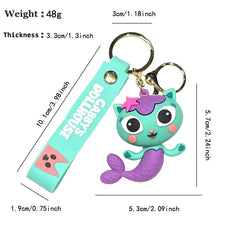 Katzen-Schlüsselanhänger-Accessoires für Taschen, Puppen, Puppenhäuser, Autoschlüsselanhänger, Anime-Schmuck, Katzen-Schmuck im Großhandel