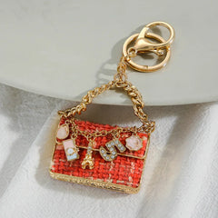 Fashionable Exquisite Bag Keychain Accessories Lady's Handbag Key Chain Pendant 43 Kinds of Style Women Gift Dropshipping