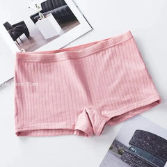 Damen-Boxershorts aus Baumwolle, nahtlose Damen-Unterwäsche, bequeme Boyshorts, sexy Dessous