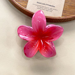 Beach Vacation Bohemia Style Fashion Egg Flower Hair Clips Flower Large Hair Claw Hairpin For Women Girls Accessories