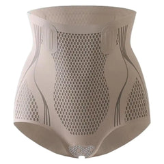 Women Panties Seamless High Waist Tummy Control Body-shaping Underwear Stretchy Postpartum Briefs Butt-lifted Casual Underpants