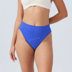 Menstruationsunterwäsche, Baumwoll-Menstruationsslips, hochgeschnitten, saugfähig, für starke Menstruation