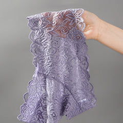 3Pcs Sexy Floral Lace Panties Women Briefs Low Waist Soft Lingerie Comfortable Female Underwear Girls Intimates Panties