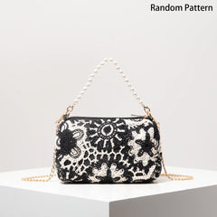 תיקי חוף בוהו לנשים, תיק פנינים, תיק נצרים, תיקי טוטה בסגנון יוקרתי לנשים, בגדי חופשה לנשים, פריטי חובה לטיולים