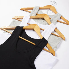 מבצע חם! חולצות טריקו ללא שרוולים מכותנה במידה גדולה לגברים, גופיות כושר, פיתוח גוף, גופיית שרירים, גופיית ספורט