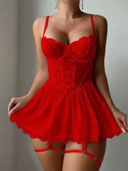 Sexy Erotic Lingerie Women Bra And Panty Garters See Through Lingerie Sets Sexy Women's Underwear Set Female Sexy Costumes