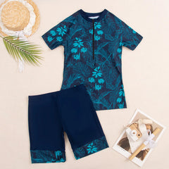 Summer Print Swimsuits Tankini Sets Female Swimwear Push Up for Beach Wear Two-Piece Bathing Suits Pool Women's Swimming Suit