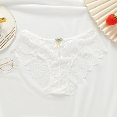 Women Sexy Underpants Lace Panties Low-waist Underwear Briefs Female Breathable Lingerie Temptation Hollow Out Intimates Panty