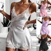 Sexy Underwear Sexy Underwear One-piece Short Nightdress Lace Lace Pajamas Nightdress Sexy Nightdress Womens Sleepwear