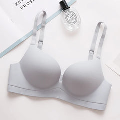 נשים תחתונים אלחוטיים Push Up חזייה נשים אופנה מקשה אחת למעלה סקסי הלבשה תחתונה חלקה נשי מקורבי נוחות רך בגדים