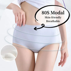Women's Modal Underwear 4 Pack - Seamless Soft Comfortable Breathable Panties for Ladies Everyday Wear - No Show Elastic Knicker