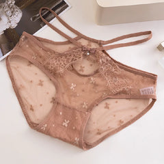 sexy underwear for woman Lace mesh panties brazilian panties Seamless panties for women Lingerie Female Underwear String Briefs
