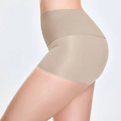 תחתוני נשים נושמים ספנדקס תחתונים גבוהים מותן חלקים משי צמוד ונוח