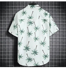 Beach Clothes For Men 2 Piece Set Quick Dry Hawaiian Shirt and Shorts Set Men Fashion Clothing Printing Casual Outfits Summer