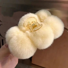 Haarklammern-Zubehör für Frauen, pelzige Nadeln, Clips, Cheveux Bandeau, koreanische Mode, Pinza Pelo Haarspangen, Cheveux Femme Haarschmuck