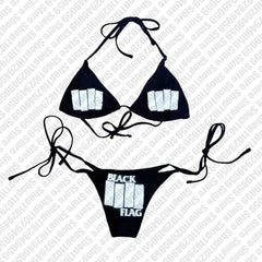 2000s Sexy Y2k Gothic Punk Bodycon Backless Sleeveless Hot Emo Girls Crop Top Summer Bra Push Up Bikini Set Beach Camisole Party