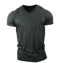 New Men T Shirt Summer Clothing Solid Color Printed Shirts O Neck Oversized Top Casual Streetwear Loose Fitness Clothing For Men