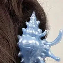 קליפס טופר כריש אוקיינוס לנשים קליפס טופר קונכייה לשיער לאביזרי שיער חוף חמודים