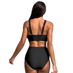 Sexy Bikini-Badeanzug für Damen, zweiteilig, zweiteilig, ideal für Strand und Sommerurlaub