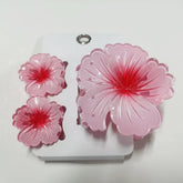 3pcs/set Floral Hair Claw Clip Set for Women Spring Beach Kawaii Hair Accessories, Bauhinia Flower Clips Cute Summer Essentials