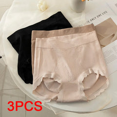 Women's Lingerie High Wait Underwear Lady Soft Briefs Panties Women Sexy Female Lingerie Panties Set Pack Triangular Underpants