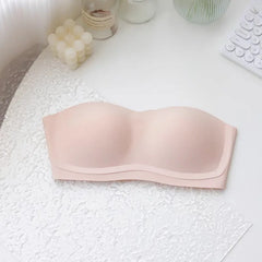Underwear for Women with Small Bust: Padded, Thin, Strapless, Side-Supporting, Breathable Bandeau, Wrap-Style, Backless Bra