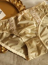 Satin Women's Underwear Mid-Waist Comfortable Butt Covering e Pants Youth Size Large Casual Home Clothes