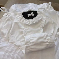 Women's Underwear Panty Sexy Lace Panties Japanese JK Girls Cute Bowknot Kawaii Comfort Briefs Cos Maid Lace Up Female Lingerie