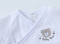 Kavkas Baby Boy Clothes Set 2 Pcs Top+Pants Cotton Full Sleeve 0-6 Months Newborn Baby Girls Clothing White Outwear