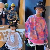 Children's Clothing Boys Spring And Fall New Version Of The Korean Version Fashionable Fashionable Gradient Casual Sweater Boy