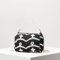 תיקי חוף בוהו לנשים, תיק פנינים, תיק נצרים, תיקי טוטה בסגנון יוקרתי לנשים, בגדי חופשה לנשים, פריטי חובה לטיולים