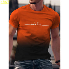 Man T Shirt Casual Oversized Sports Loose Plus Milano Print Clothing Comfortable Shopping Round Neck Short Sleeved T-Shirt Top